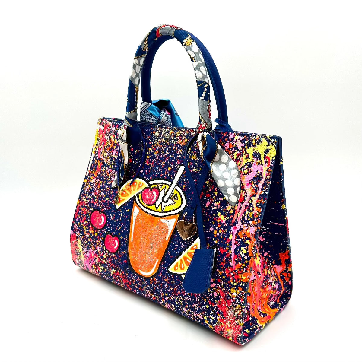 Anca Barbu Sophia Bag, Cocktail with Cherries and Oranges