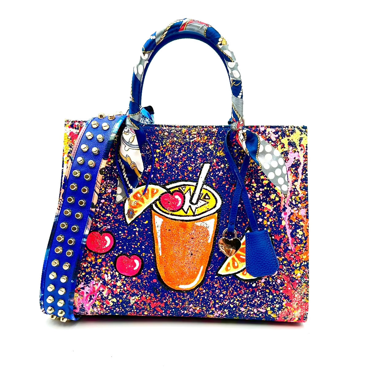 Anca Barbu Sophia Bag, Cocktail with Cherries and Oranges