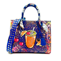 Thumbnail for Anca Barbu Sophia Bag, Cocktail with Cherries and Oranges