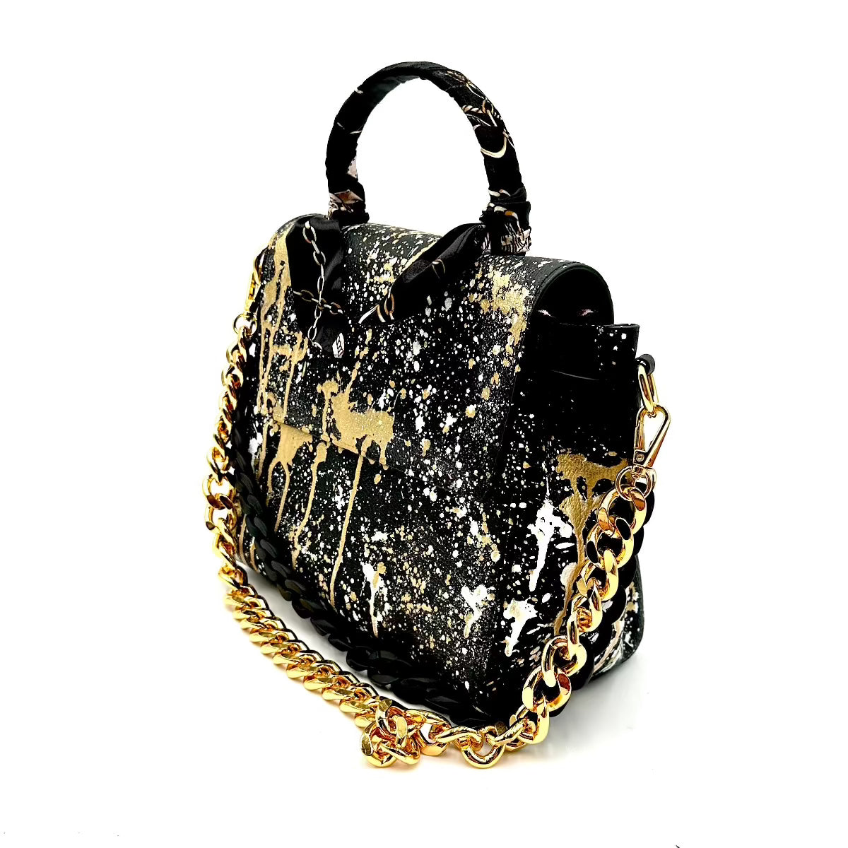 Anca Barbu Vicky Bag, Splashes, Metallic