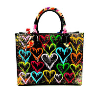 Anca Barbu Nicole Bag, Dripping Heart, Bright