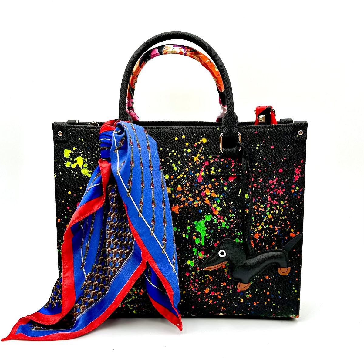 Anca Barbu Nicole Bag, Dripping Heart, Bright