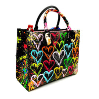 Anca Barbu Nicole Bag, Dripping Heart, Bright