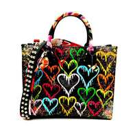 Anca Barbu Nicole Bag, Dripping Heart, Bright