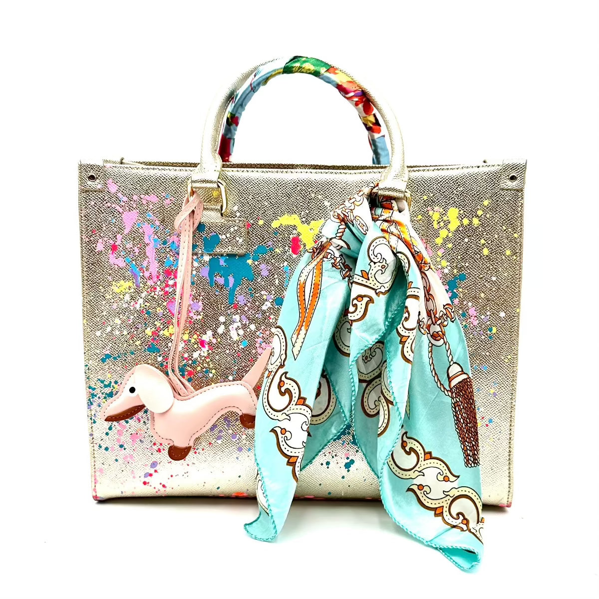 Anca Barbu Nicole Bag, Beach Tote, Pastel