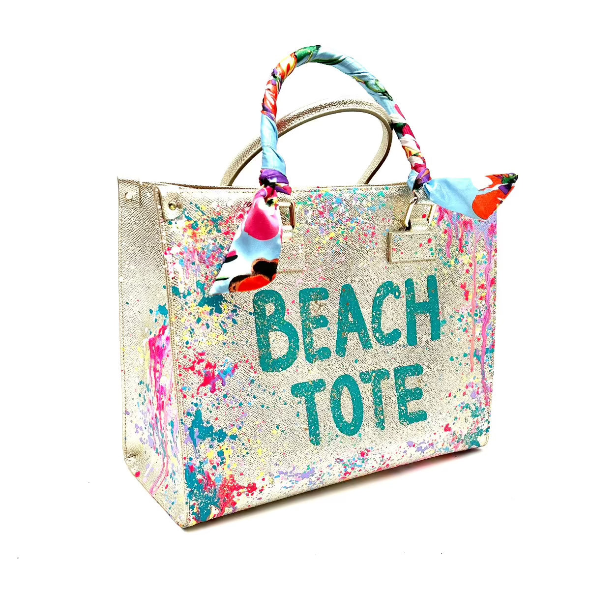 Anca Barbu Nicole Bag, Beach Tote, Pastel