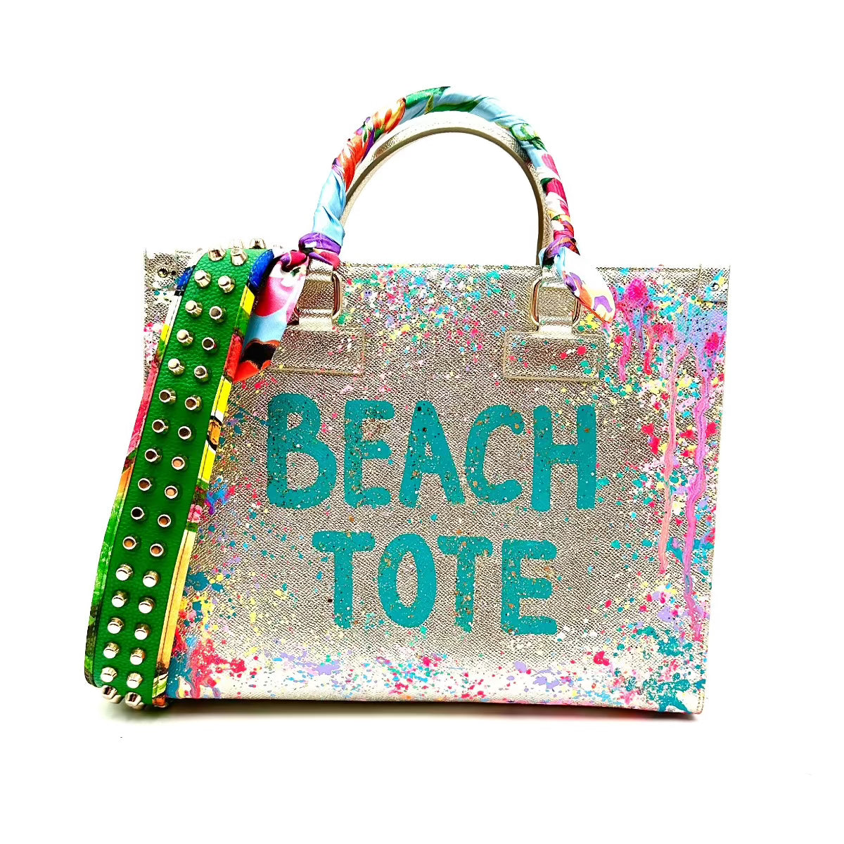 Anca Barbu Nicole Bag, Beach Tote, Pastel