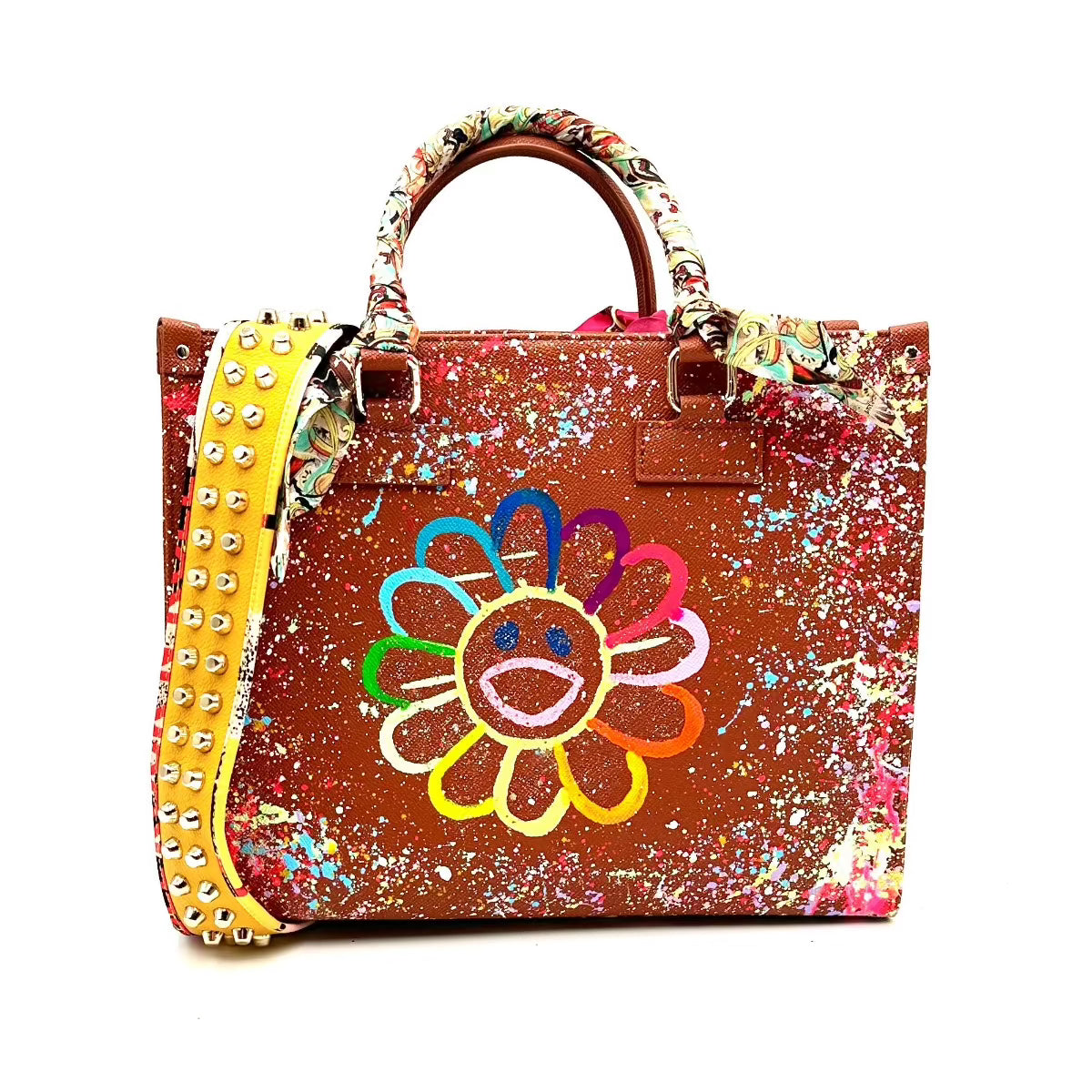 Anca Barbu Nicole Bag, Smiling Flower, Bright