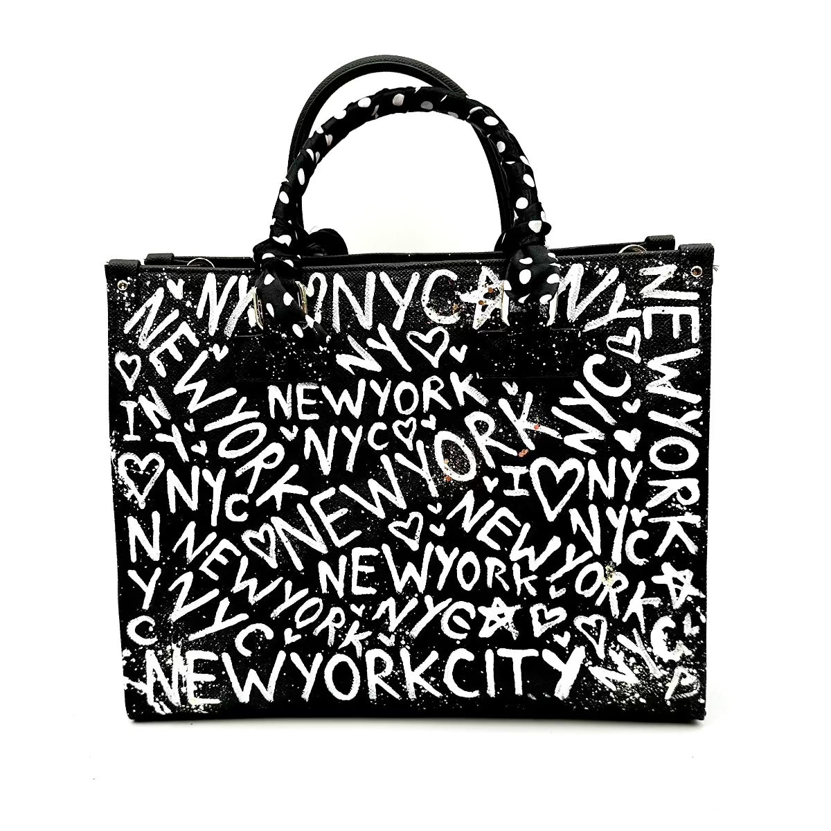 Anca Barbu Nicole Bag, New York Grafitti, Bright