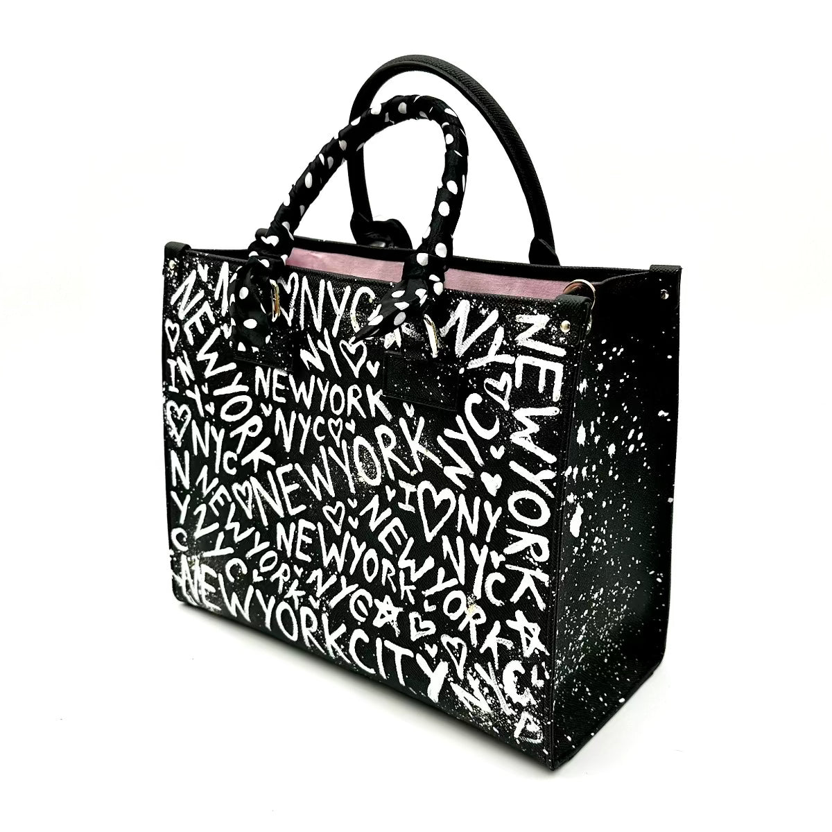 Anca Barbu Nicole Bag, New York Grafitti, Bright