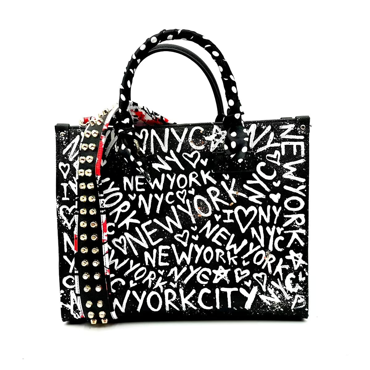 Anca Barbu Nicole Bag, New York Grafitti, Bright