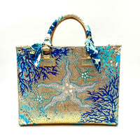 Anca Barbu Nicole Bag, Blue Coral