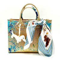 Thumbnail for Anca Barbu Nicole Bag, Blue Coral