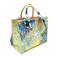 Anca Barbu Nicole Bag, Blue Coral