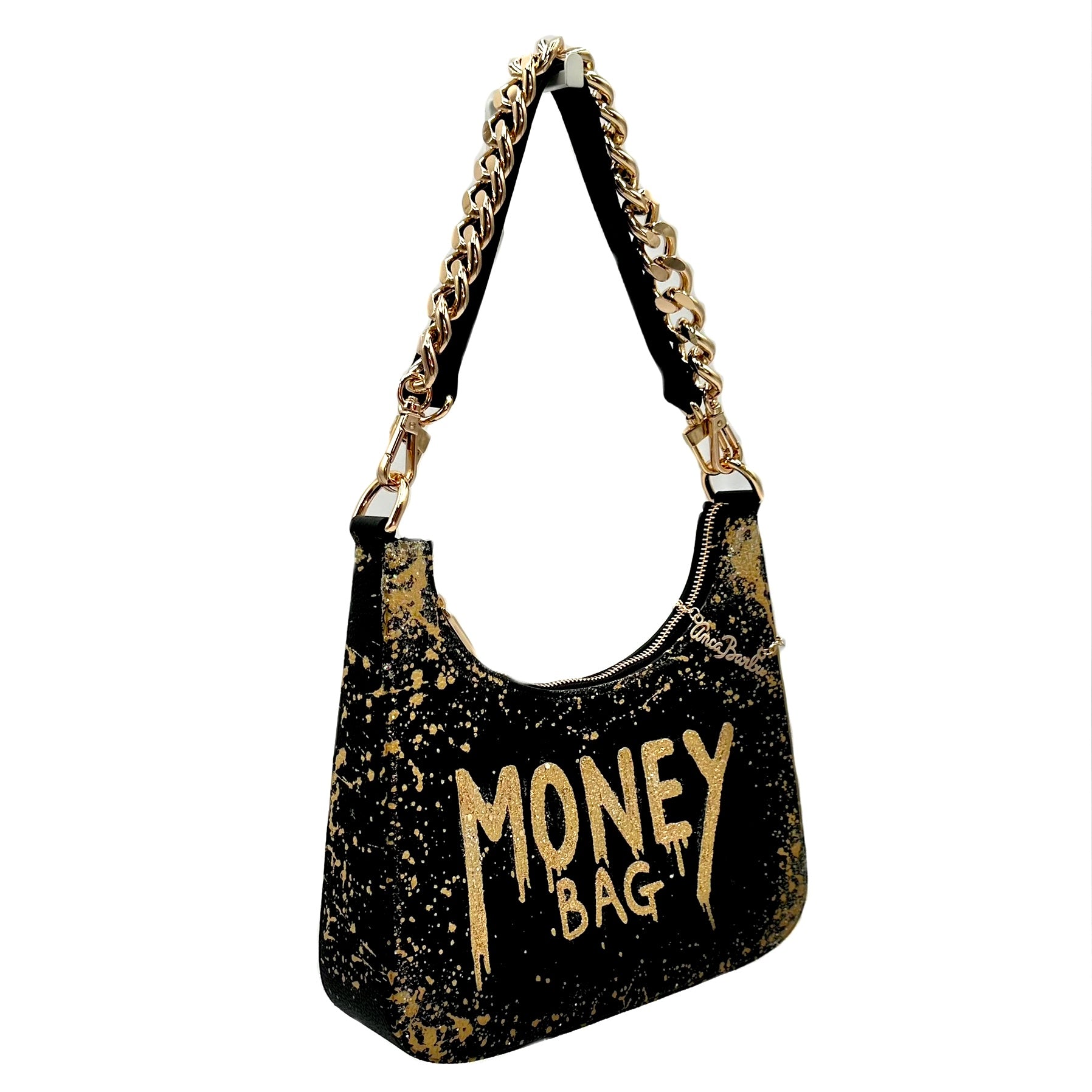 Anca Barbu Mika Black Medium Bag, Money Bag