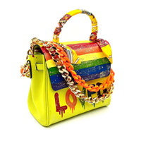 Thumbnail for Anca Barbu Vicky Bag, Rainbow Love