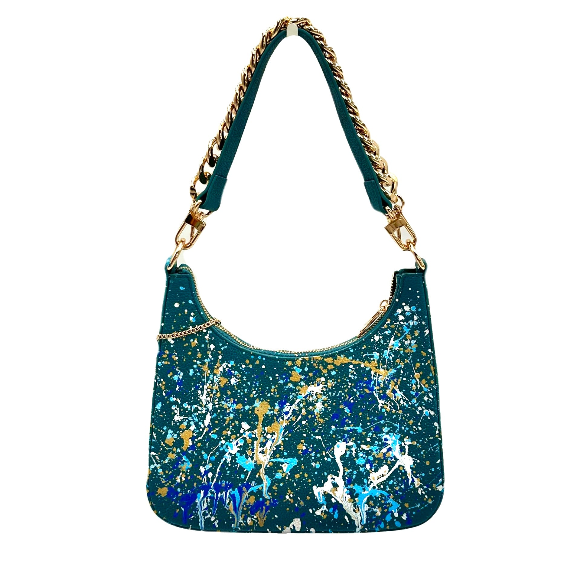 Anca Barbu Mika Blue Medium Bag, Evil Eye