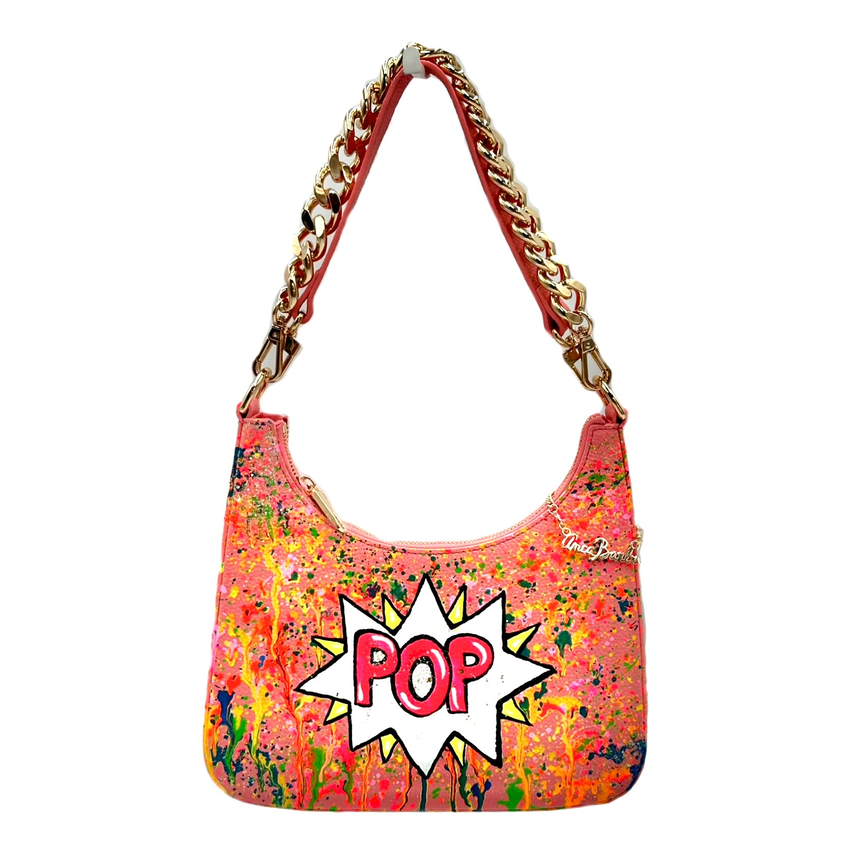 Anca Barbu Mika Pink Medium Bag, POP