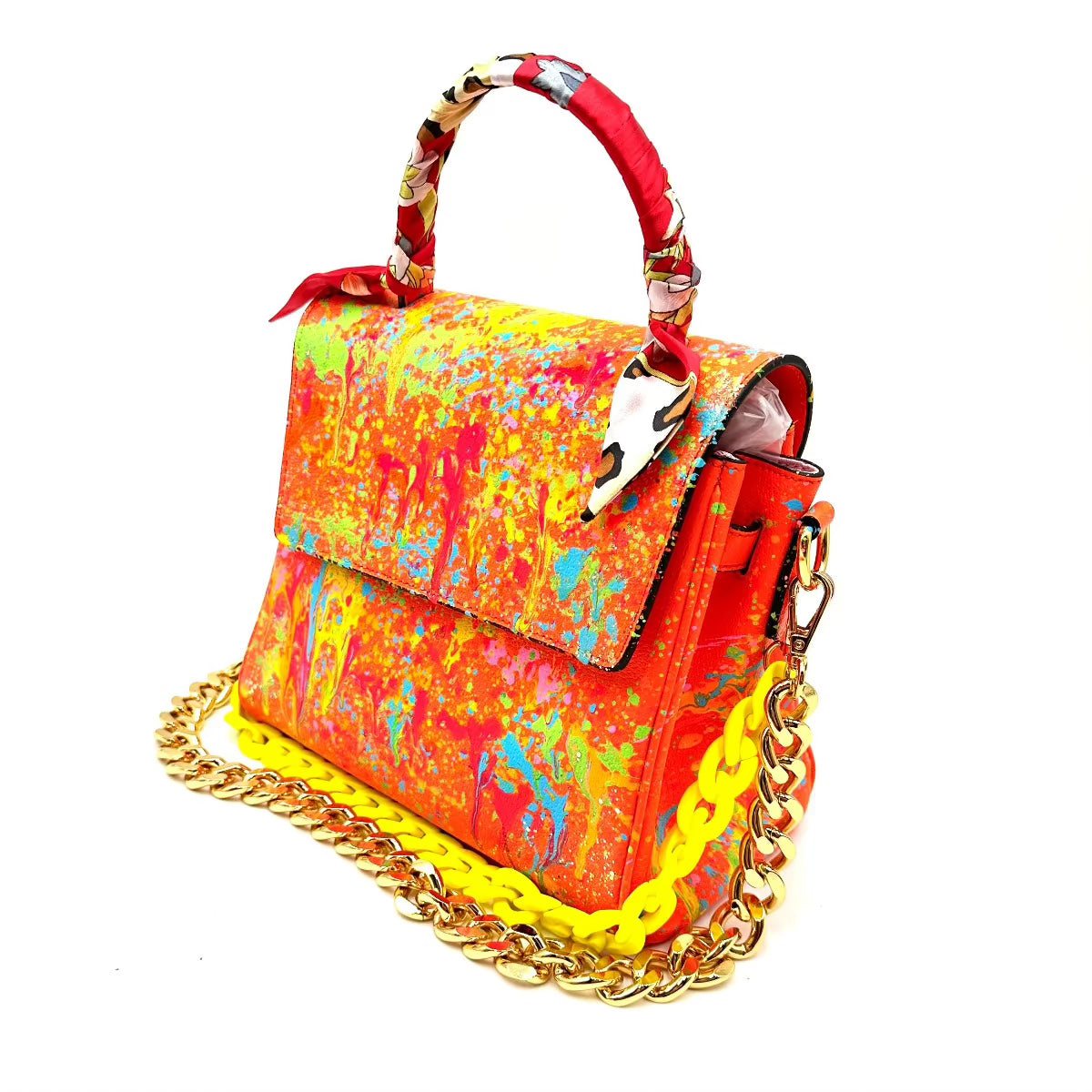 Anca Barbu Vicky Bag, Splashes, Citrus Splashes