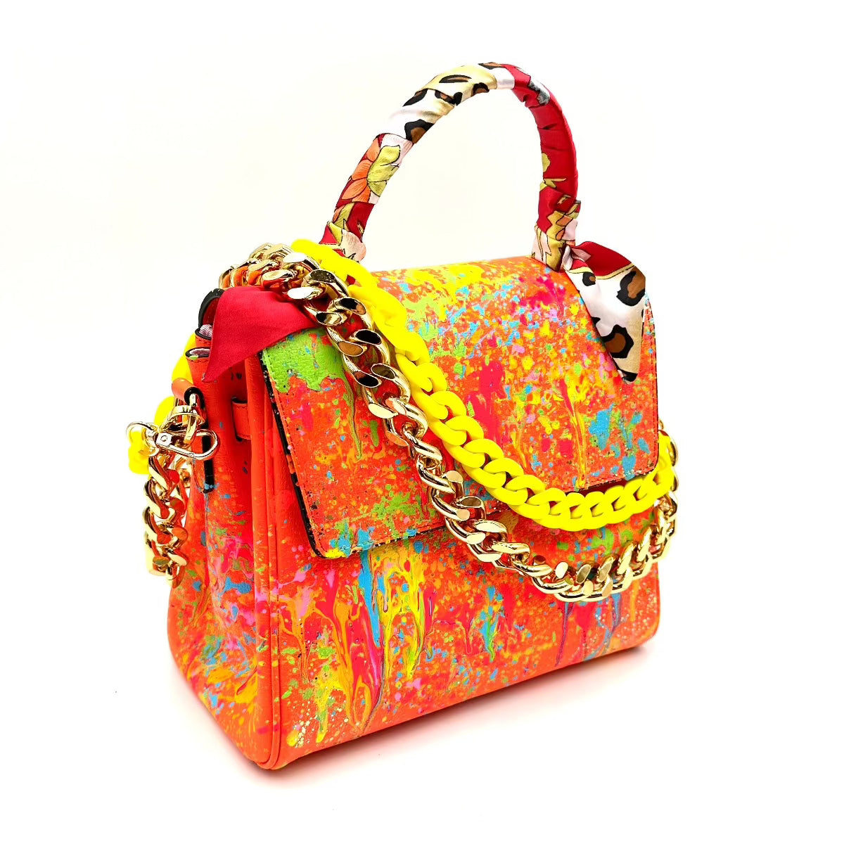 Anca Barbu Vicky Bag, Splashes, Citrus Splashes