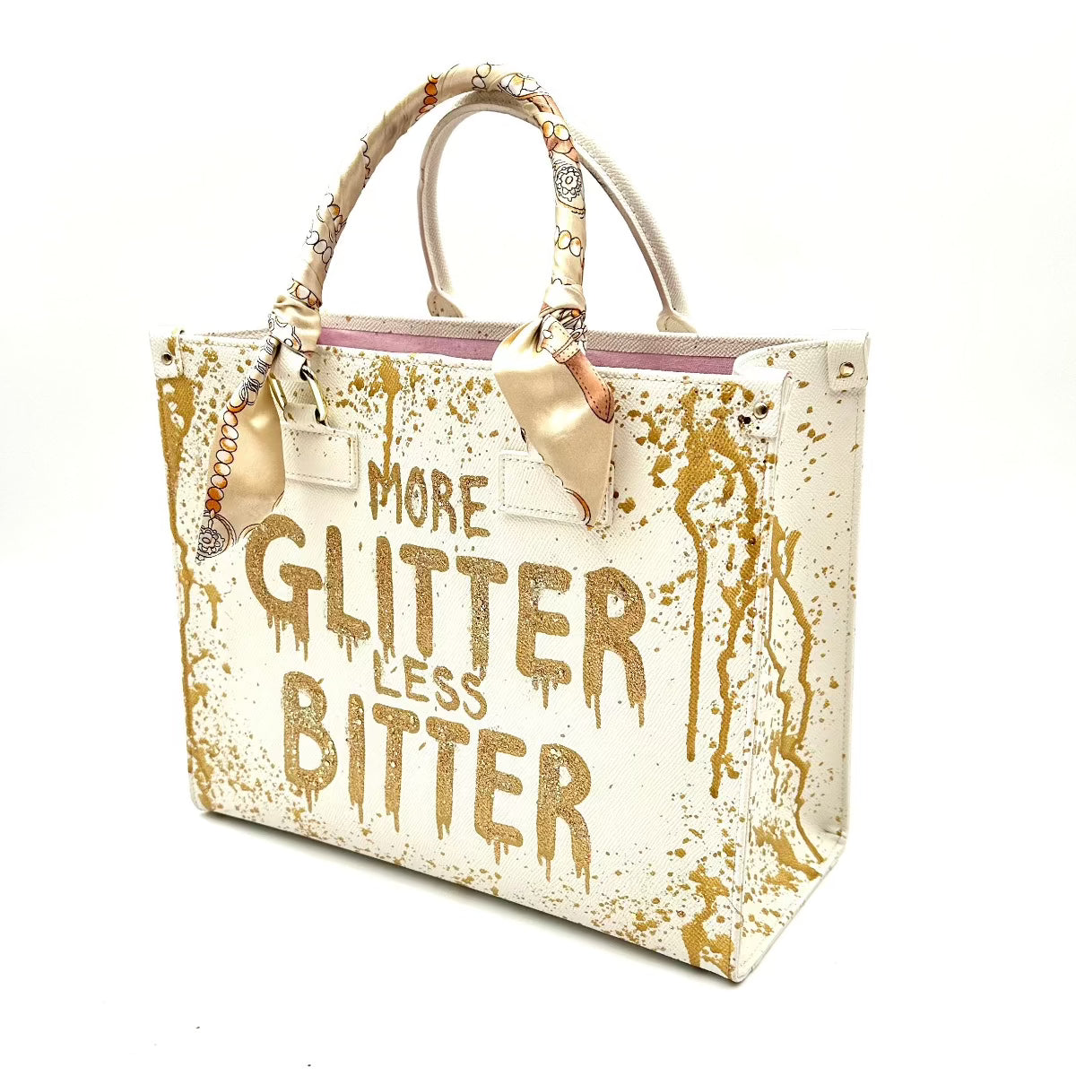 Anca Barbu Nicole Bag, More Glitter Less Bitters, Gold