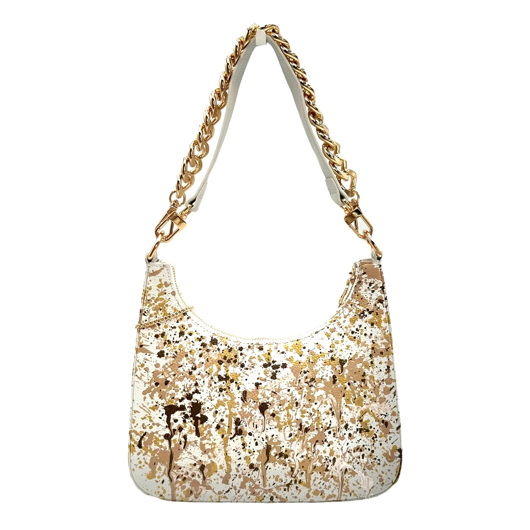 Anca Barbu Mika White Medium Bag, Snake