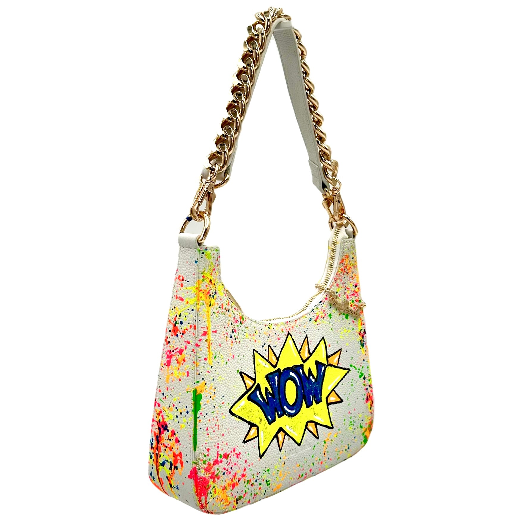 Anca Barbu Mika White Medium Bag, WOW