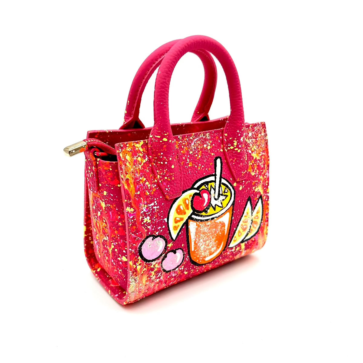 Anca Barbu Camila Bag, Cocktail With Cherries and Oranges