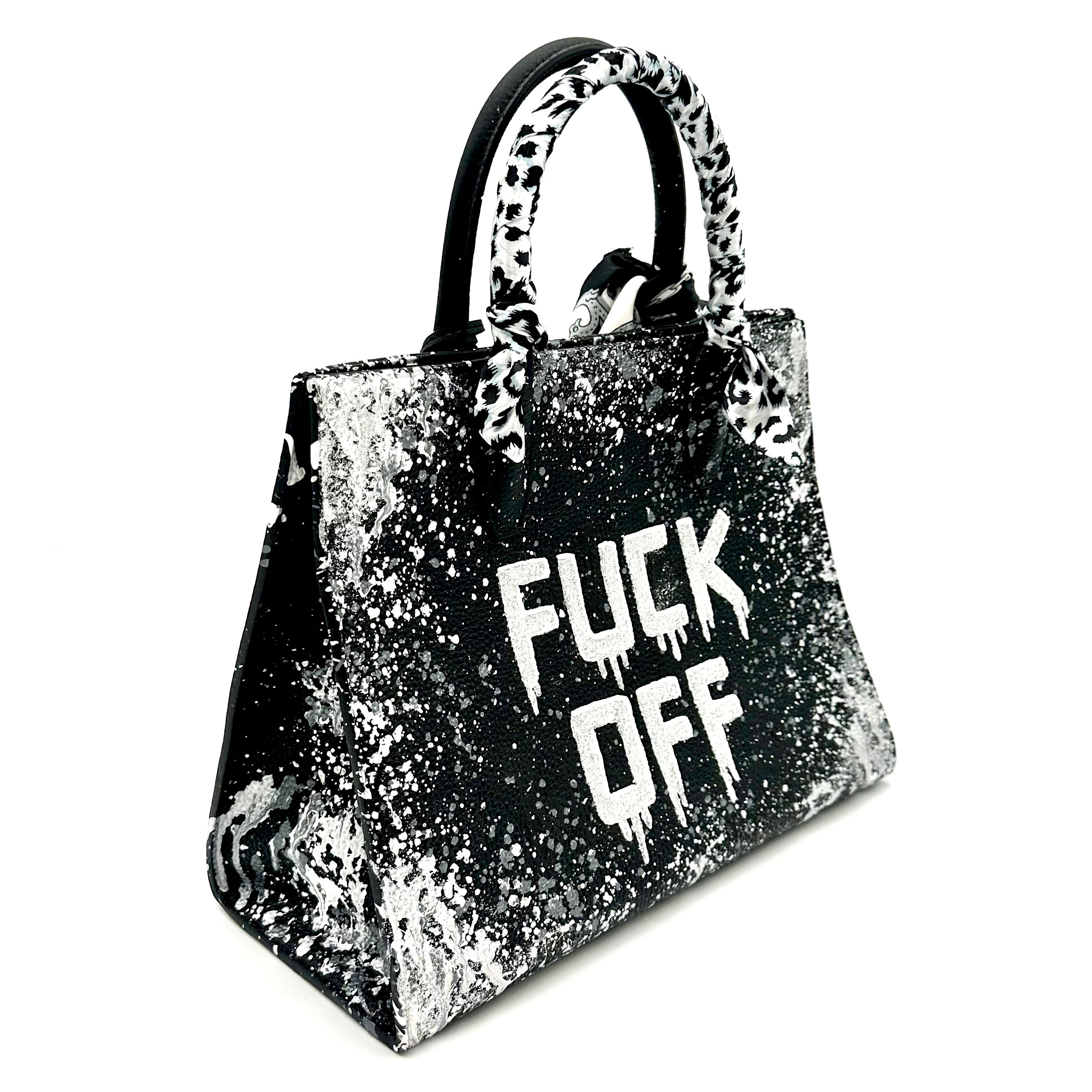 Anca Barbu Sophia Black Bag, F*** Off