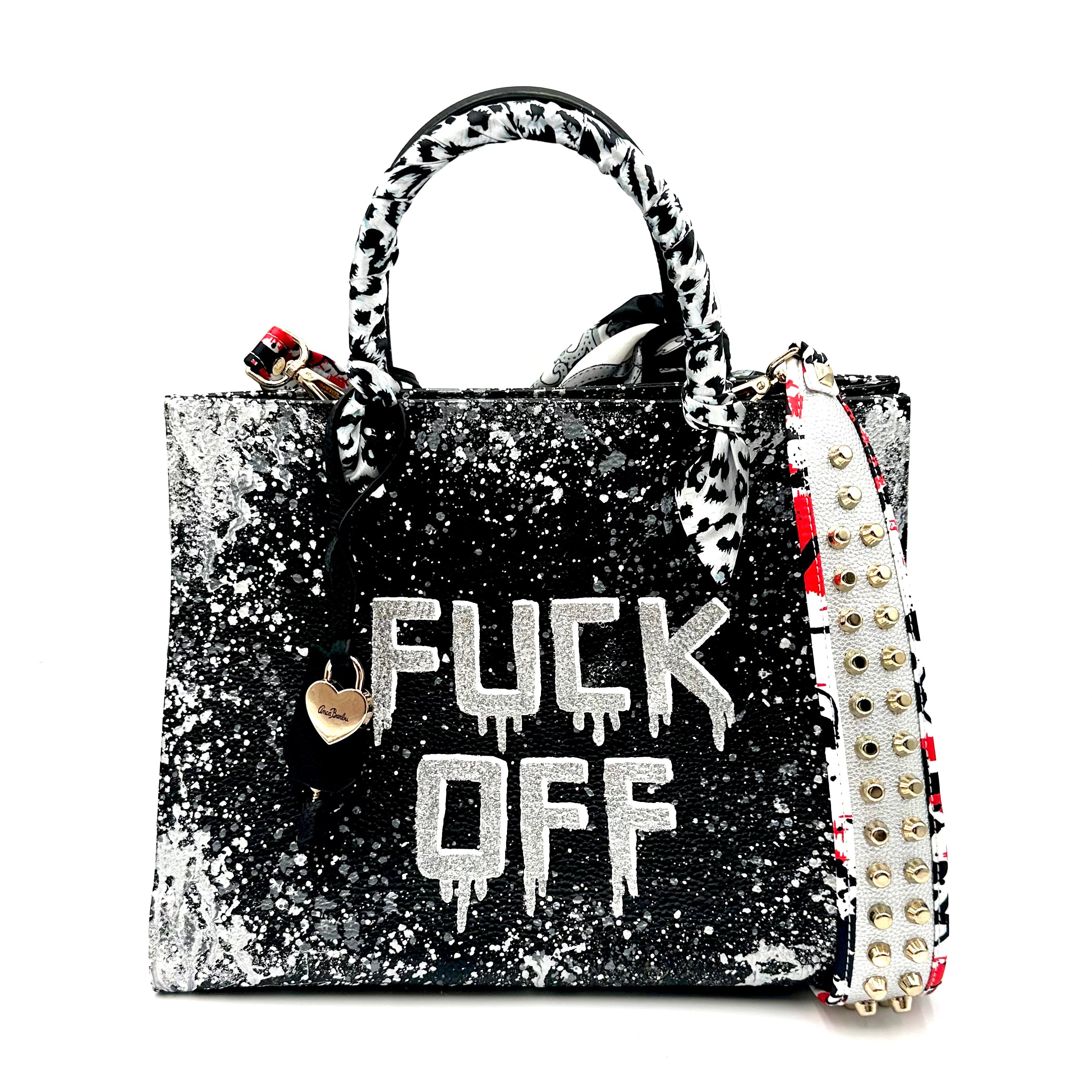 Anca Barbu Sophia Black Bag, F*** Off