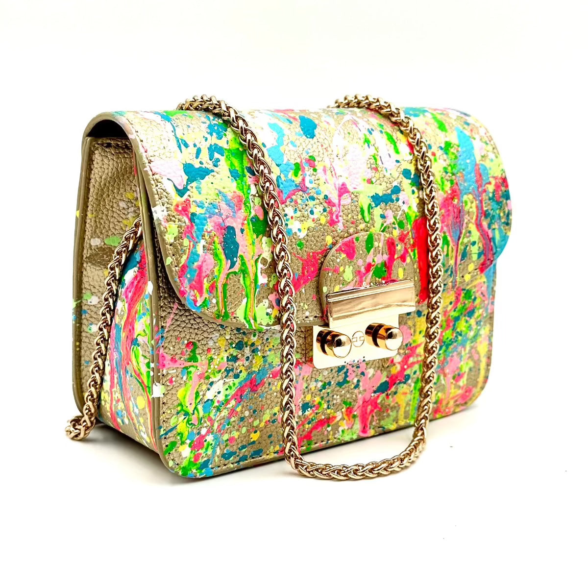 Anca Barbu Carolina Bag, Pastel Splashes