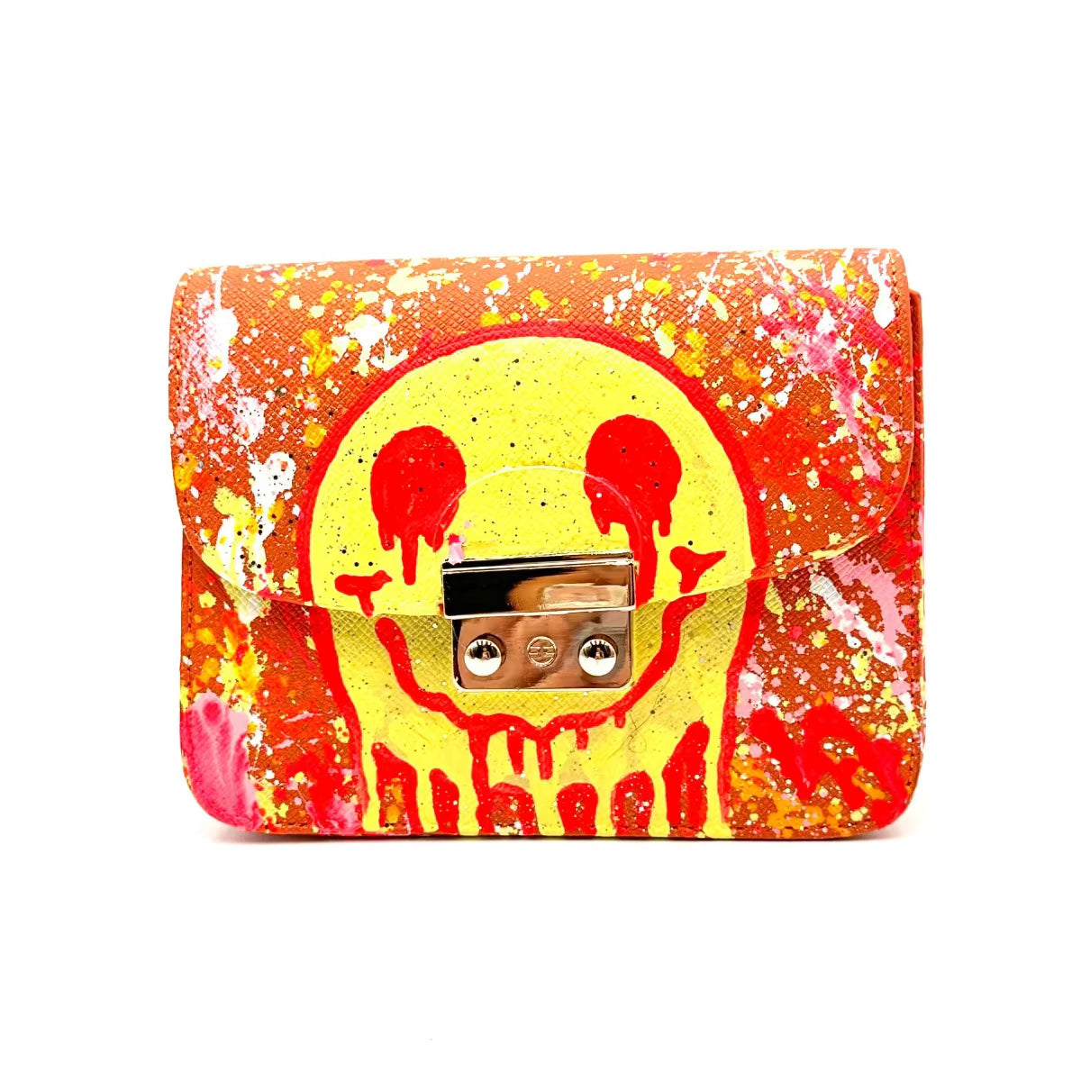 Anca Barbu Carolina Bag, Dripping Smiley