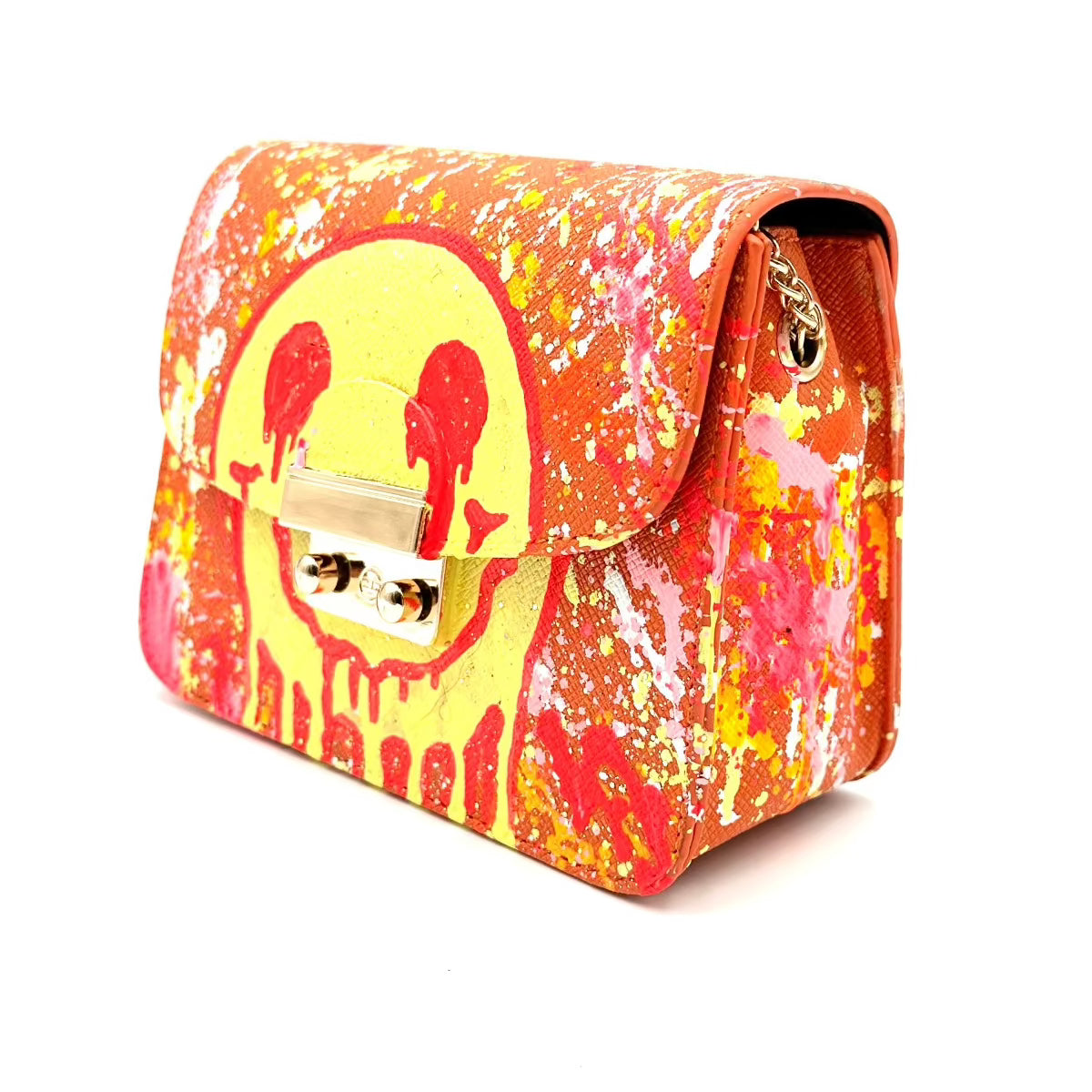 Anca Barbu Carolina Bag, Dripping Smiley