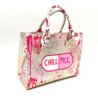 Thumbnail for Anca Barbu Nicole Bag, Chill Pill, Pink Splashes