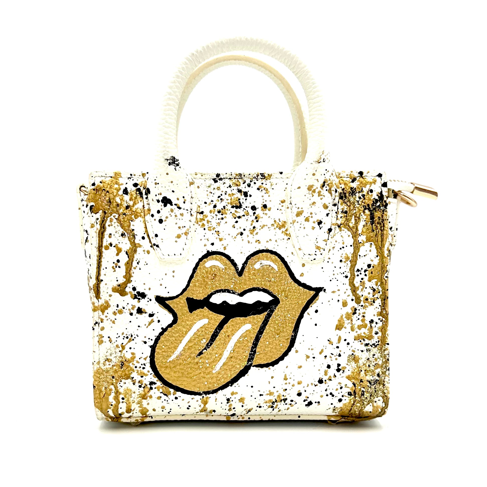 Anca Barbu Camila White Bag, Tongue