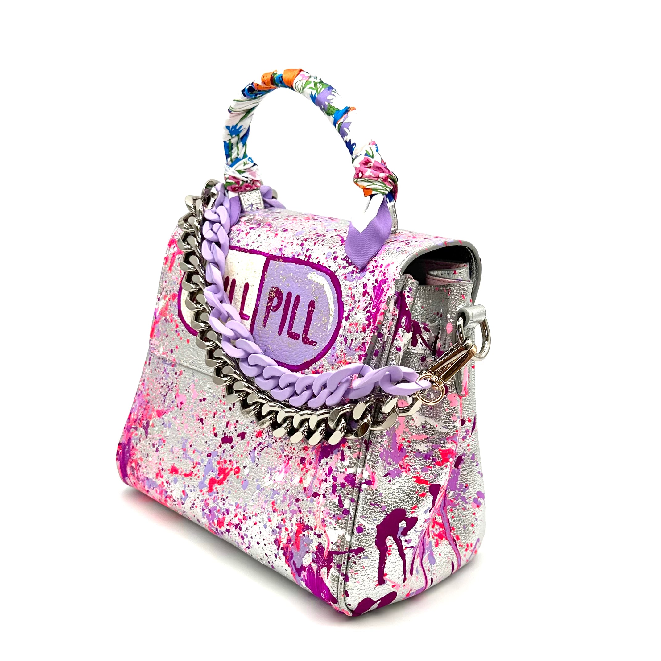 Anca Barbu Vicky Silver Bag, Chill Pill