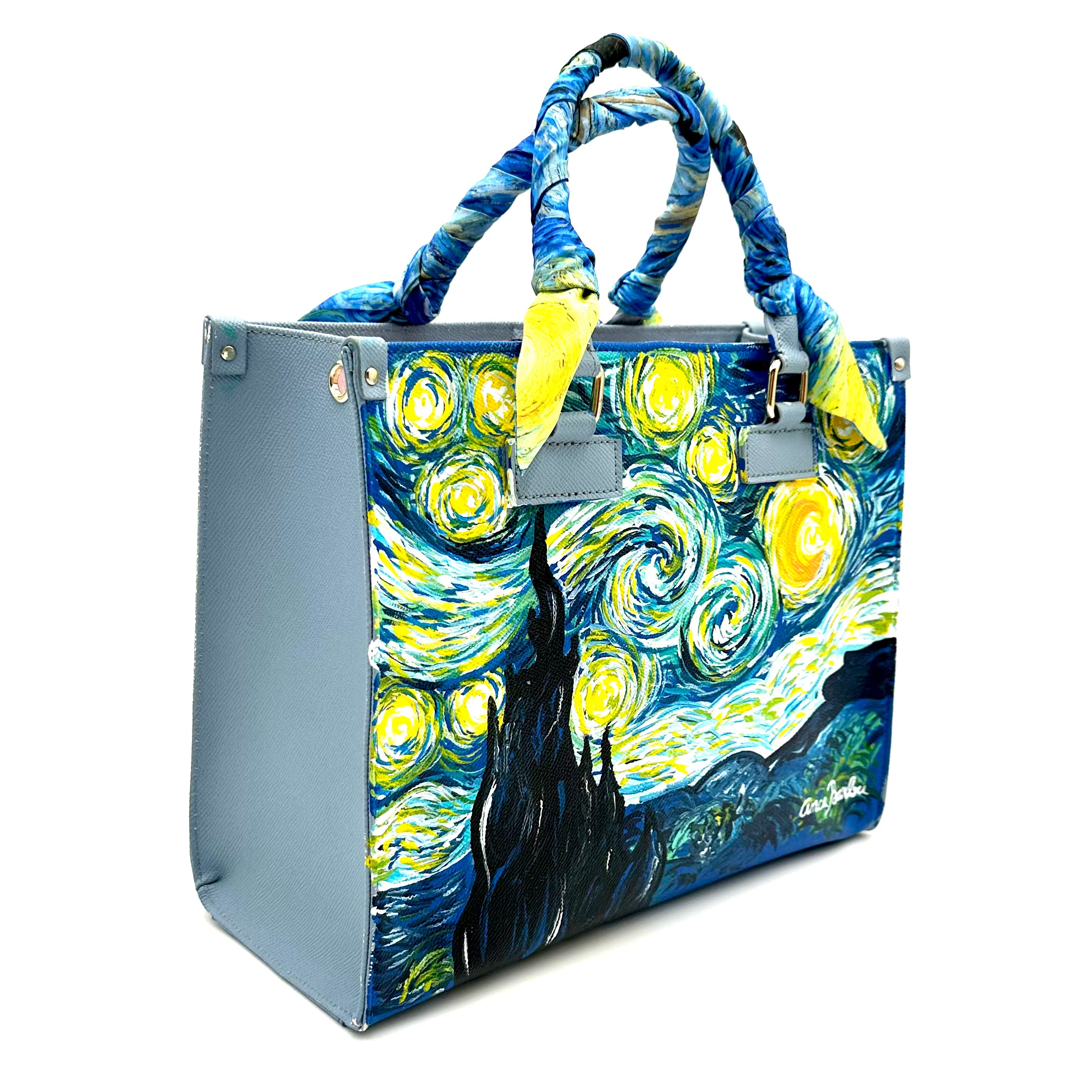 Anca Barbu Nicole Blue Bag, Starry Night Fine Art