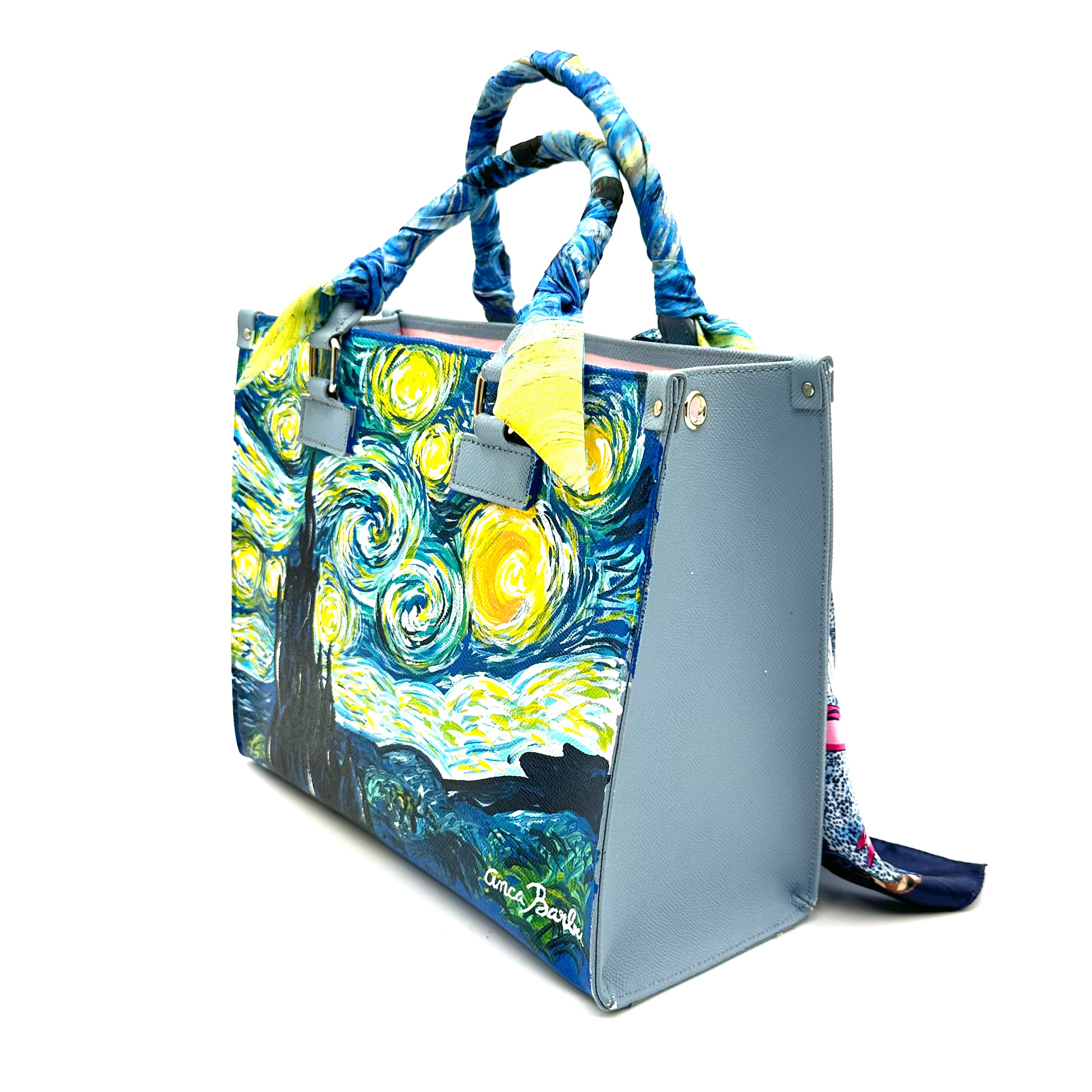 Anca Barbu Nicole Blue Bag, Starry Night Fine Art