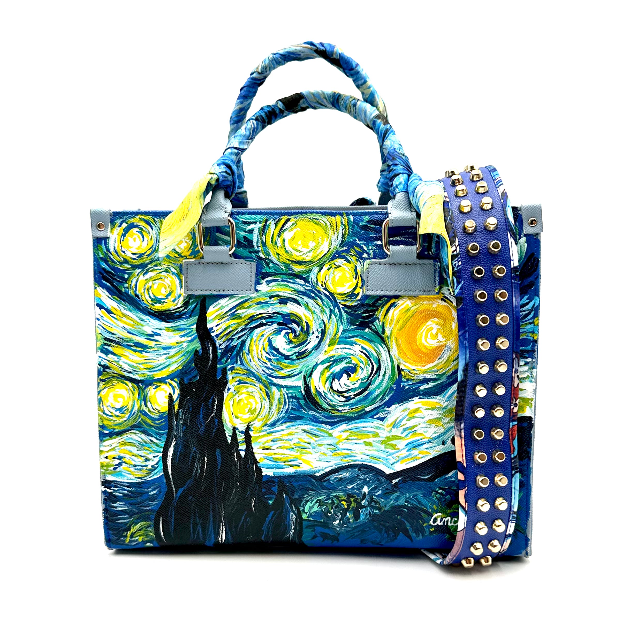 Anca Barbu Nicole Blue Bag, Starry Night Fine Art