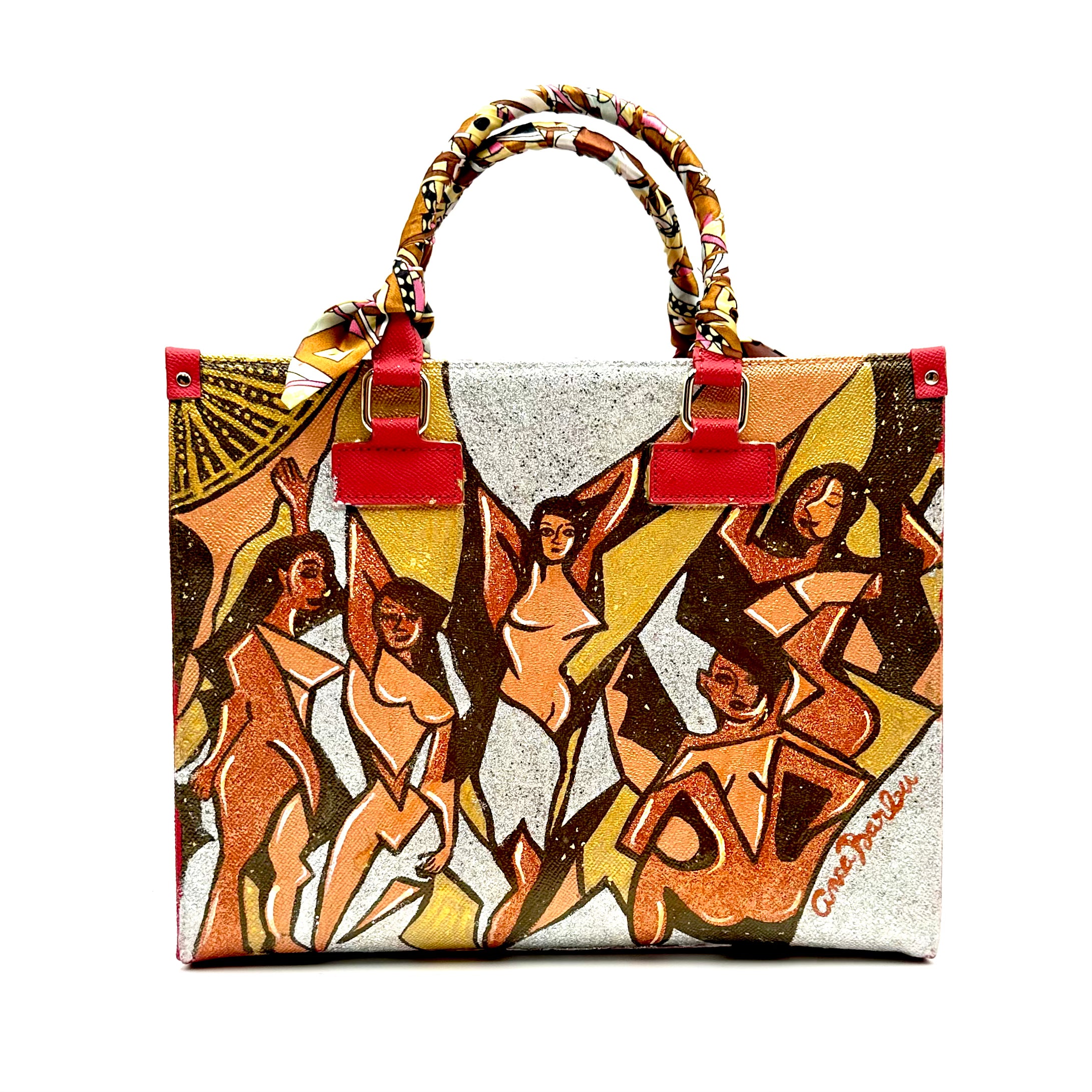 Anca Barbu Nicole Red Bag, Picasso Fine Art