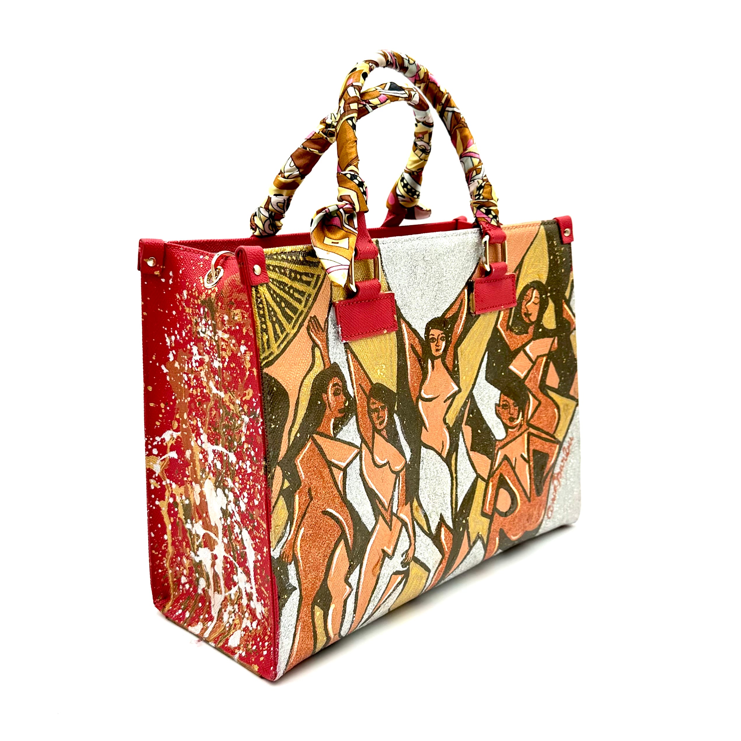 Anca Barbu Nicole Red Bag, Picasso Fine Art