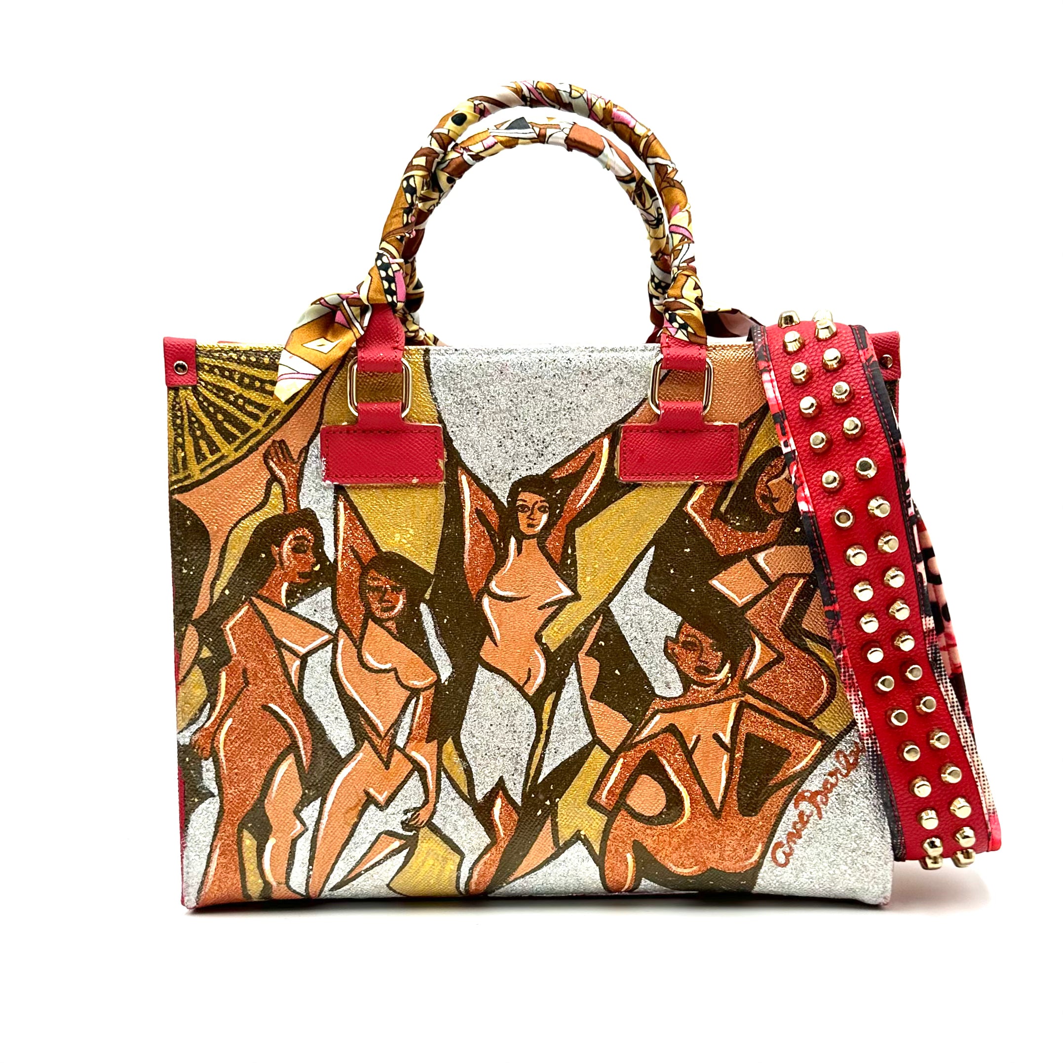 Anca Barbu Nicole Red Bag, Picasso Fine Art