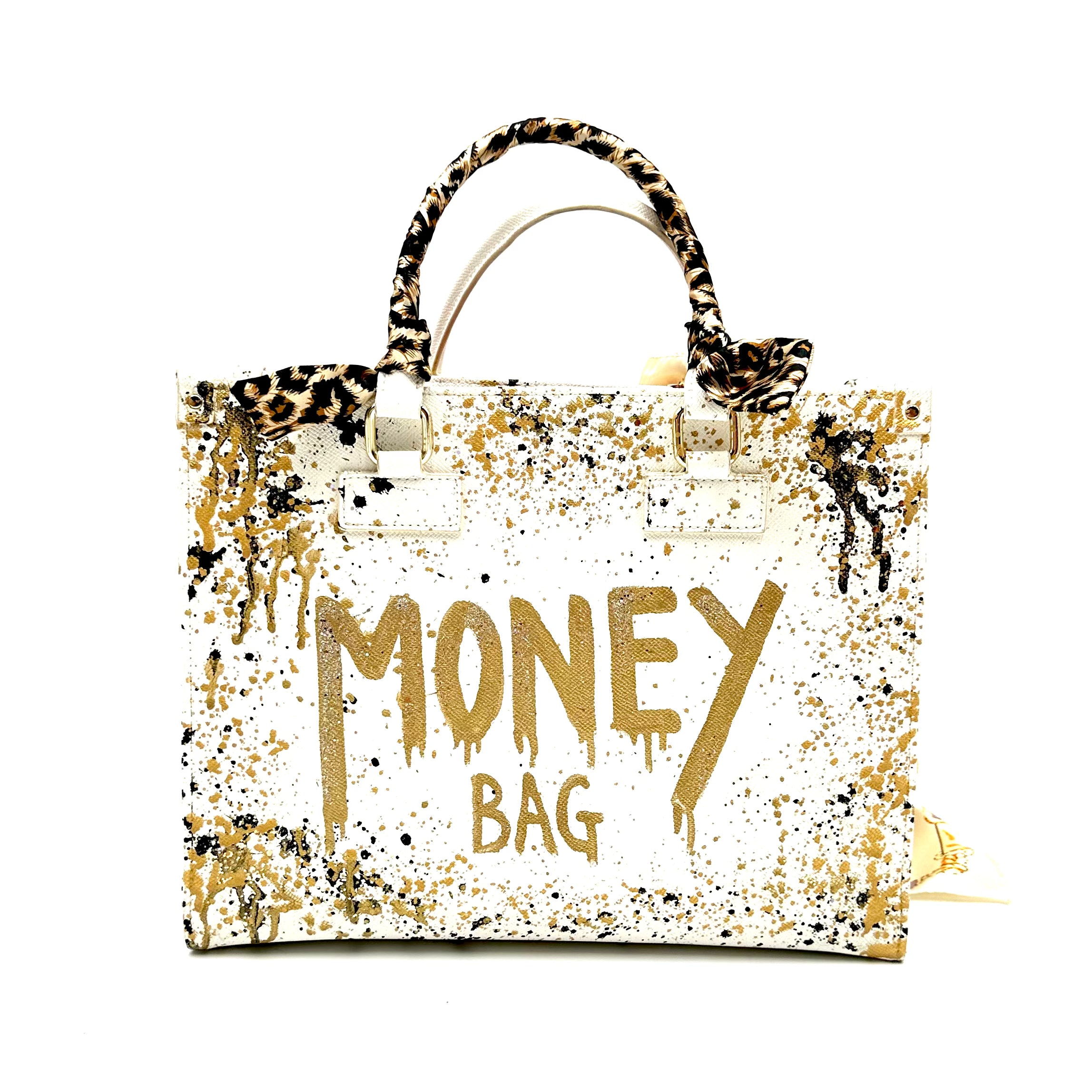 Anca Barbu Nicole White Bag, Money Bag