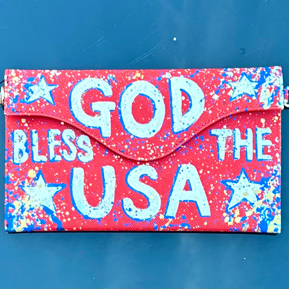 Anca Barbu Sabrina Red Bag, God Bless The Usa