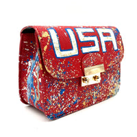 Thumbnail for Anca Barbu Carolina Red Bag, God Bless the USA