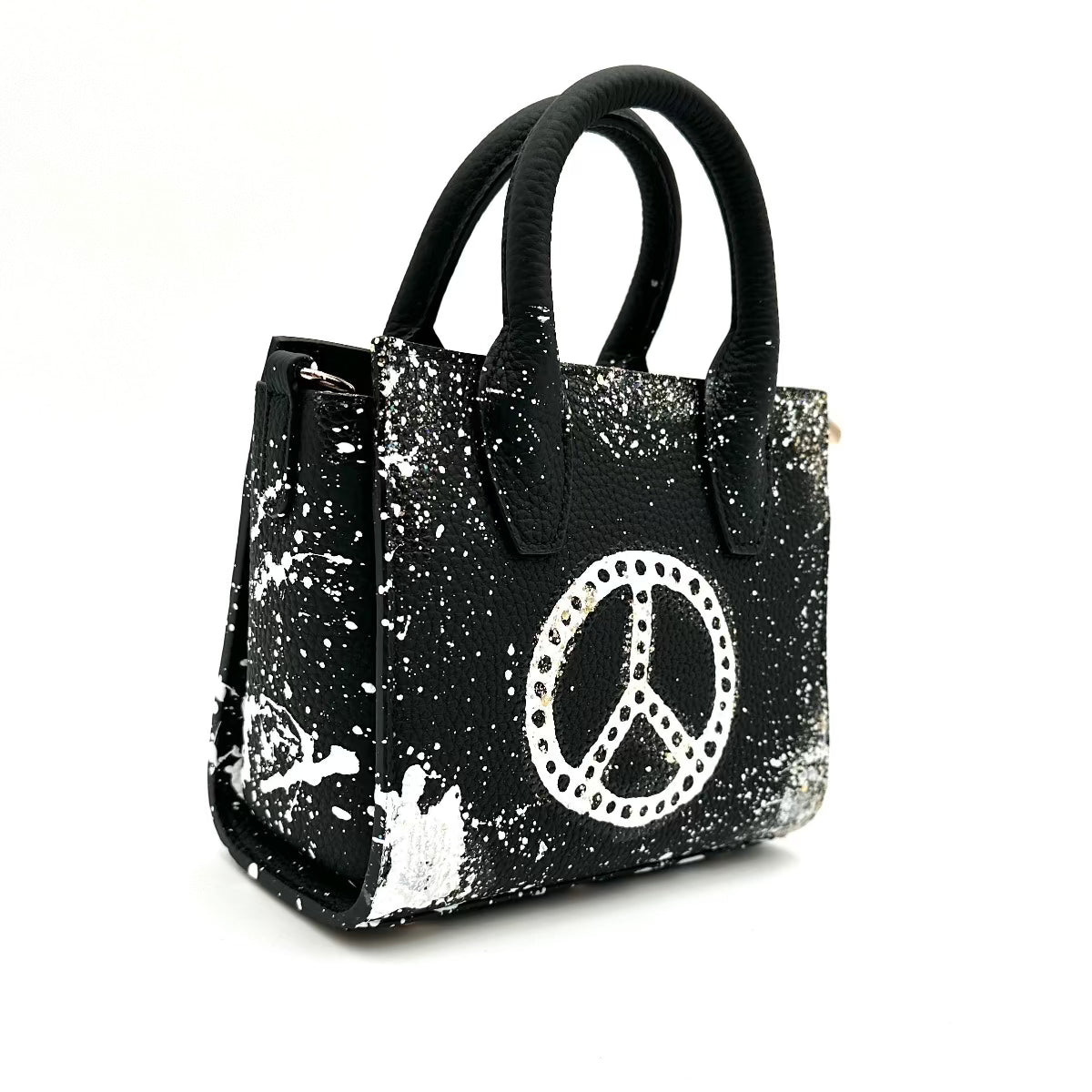 Anca Barbu Camila Bag, PEACE, White