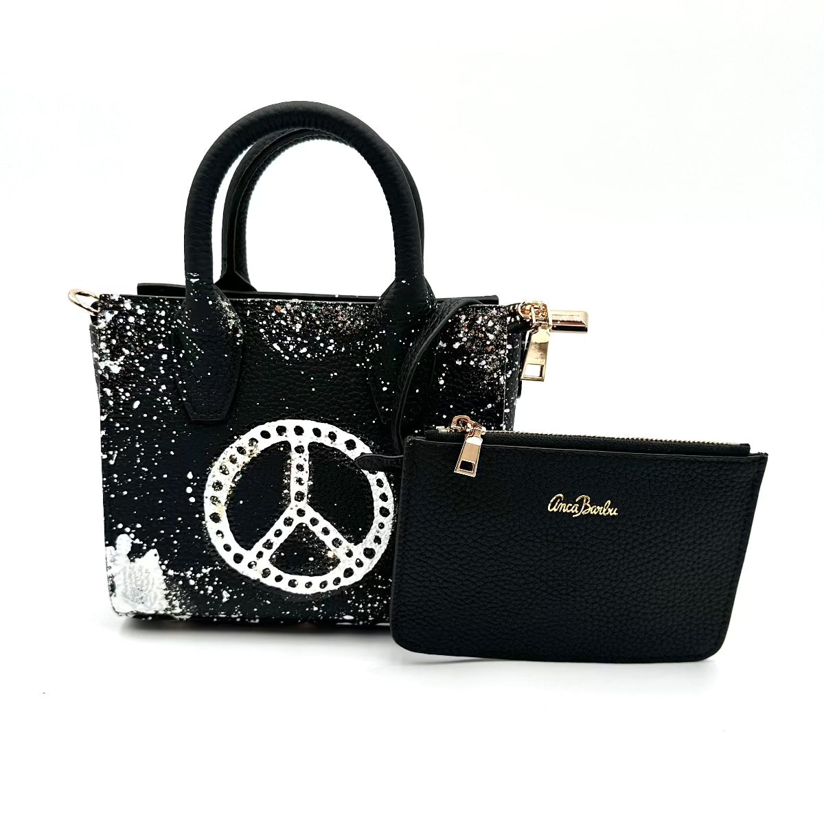 Anca Barbu Camila Bag, PEACE, White