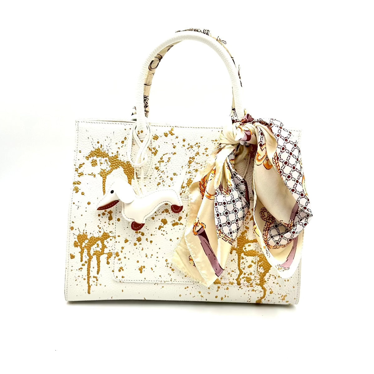 Anca Barbu Sophia Bag, But first Champagne, Gold