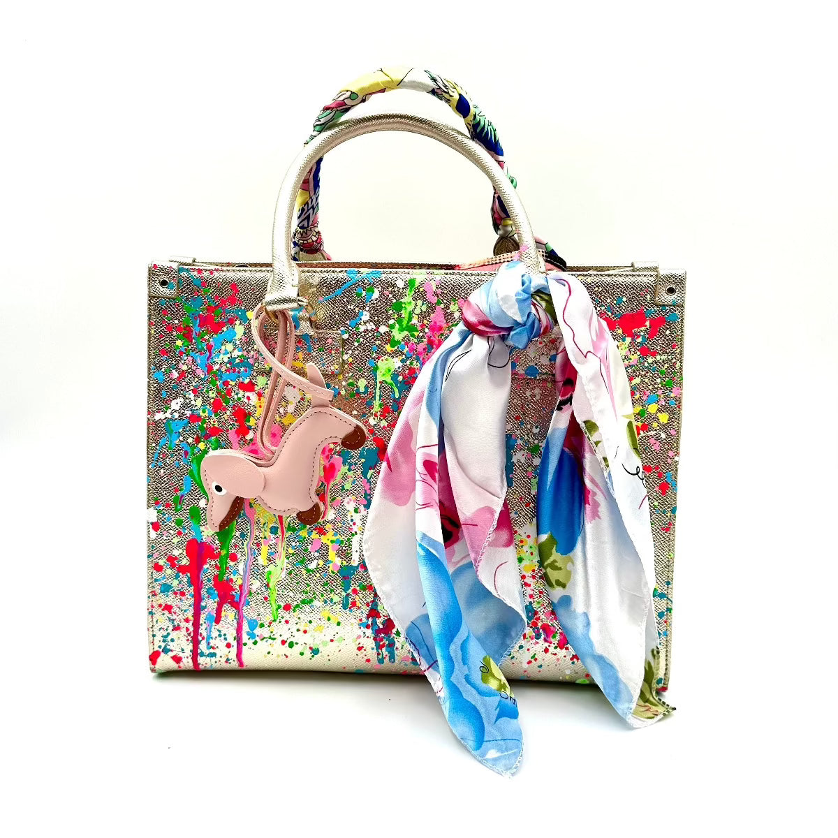 Anca Barbu Nicole Bag, Splashes, Pastel