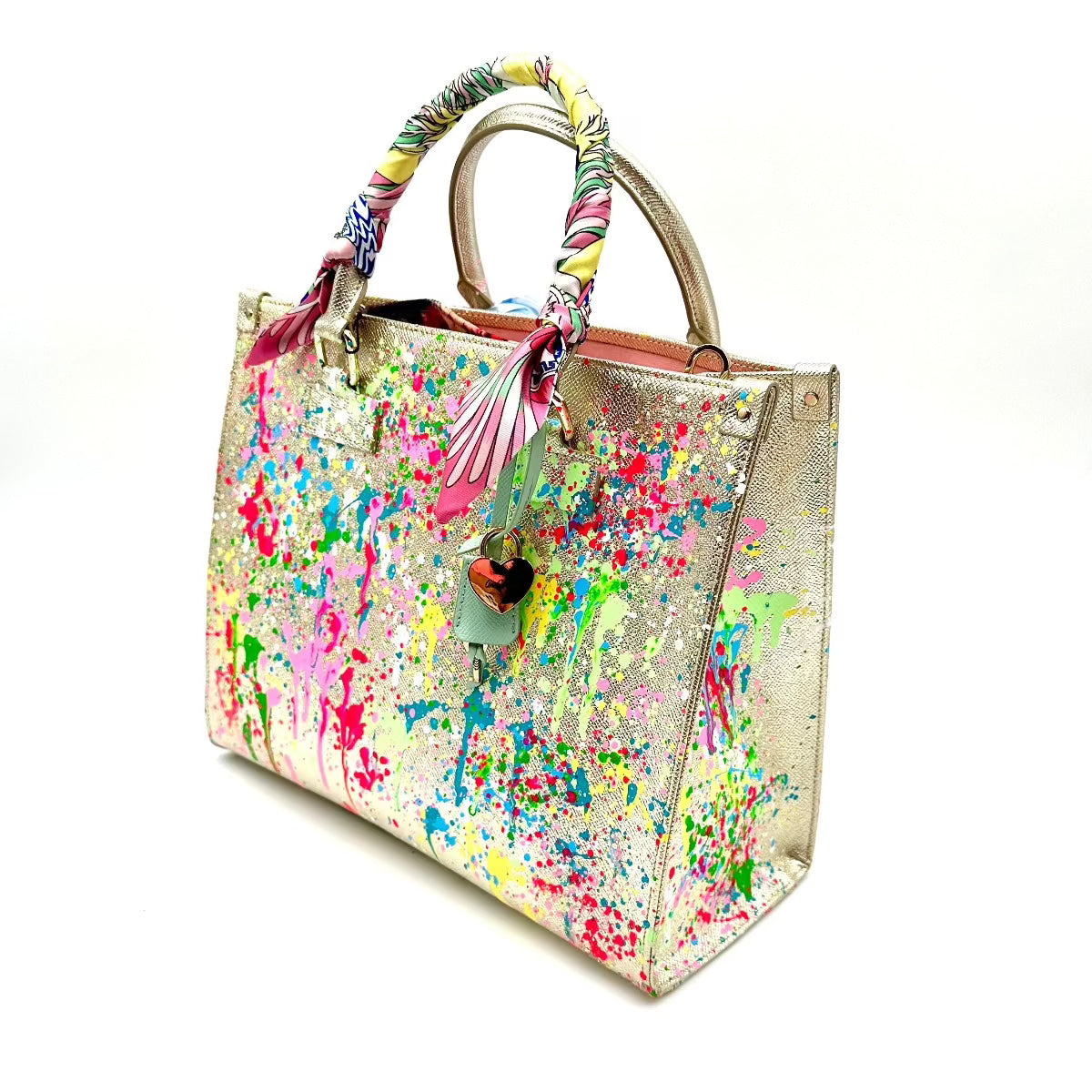 Anca Barbu Nicole Bag, Splashes, Pastel